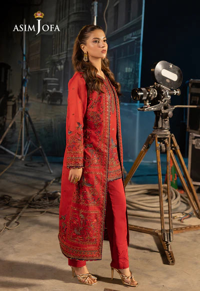 AJLFF-12 Embroidered Paper Cotton 2 Pcs