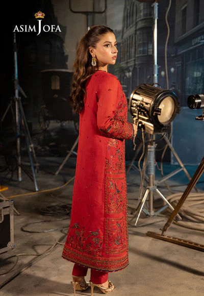 AJLFF-12 Embroidered Paper Cotton 2 Pcs