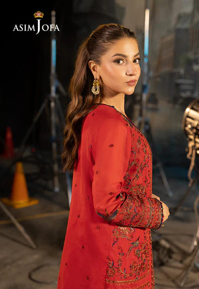 AJLFF-12 Embroidered Paper Cotton 2 Pcs