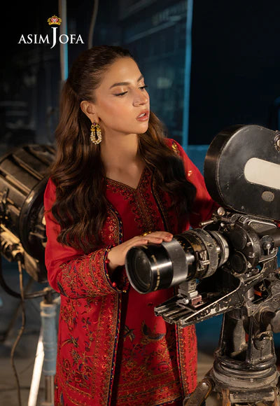 AJLFF-12 Embroidered Paper Cotton 2 Pcs