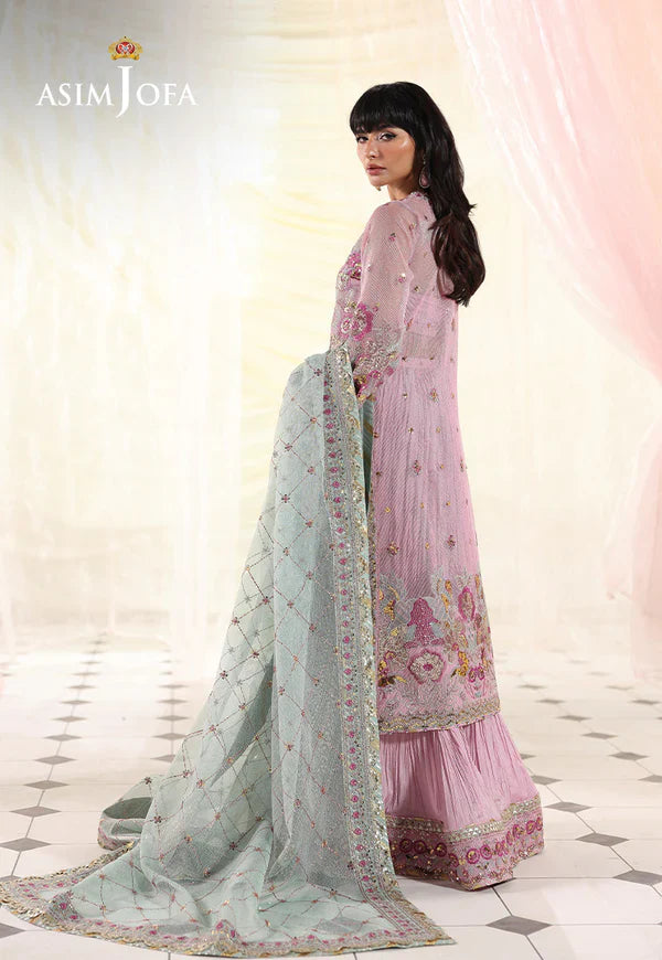 AJUEV-11 EMBROIDERED AYUDIA ZARI NET UNSTITCHED 3 PCS