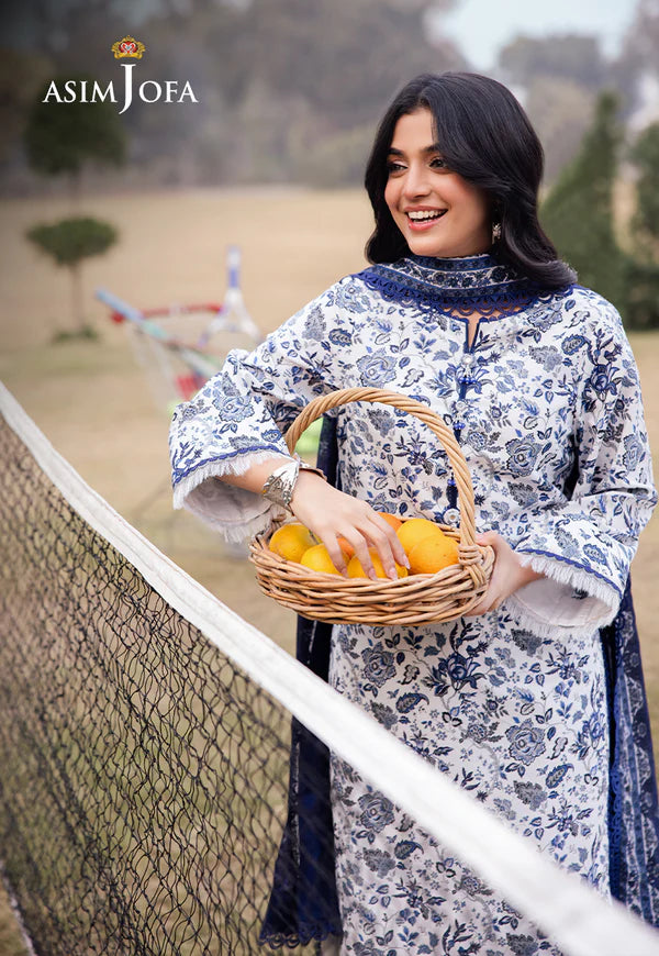 AJUBJ-35 PRINTED LAWN 3 PC