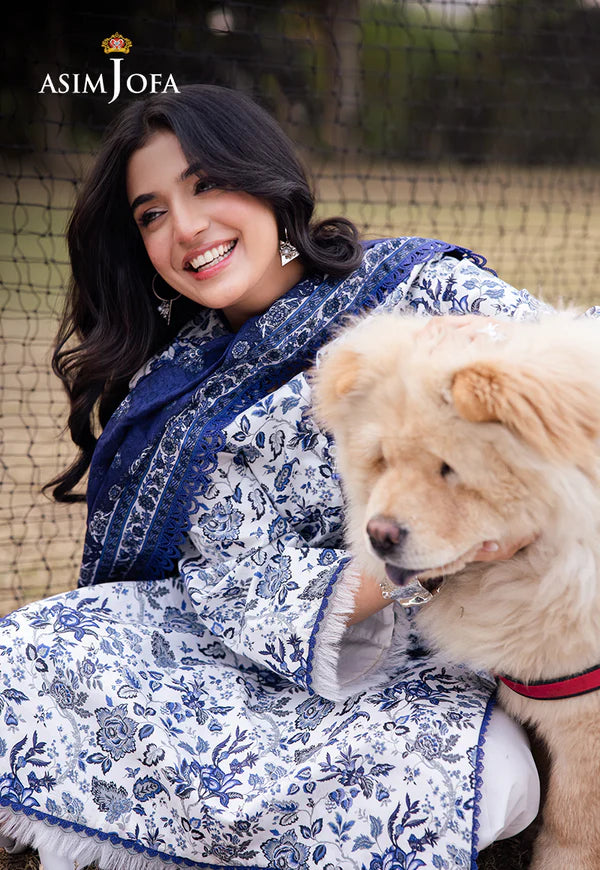 AJUBJ-35 PRINTED LAWN 3 PC