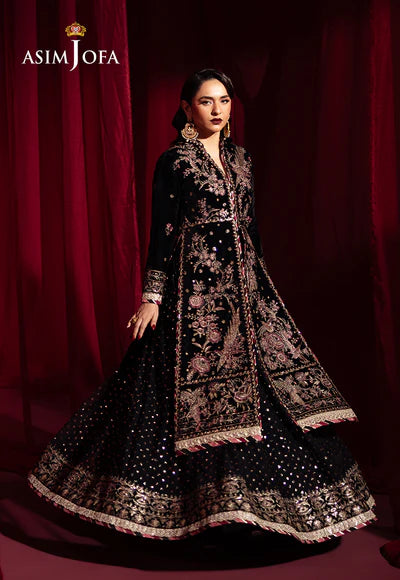 AJMV-01 EMBROIDERED VELVET 3 PCS