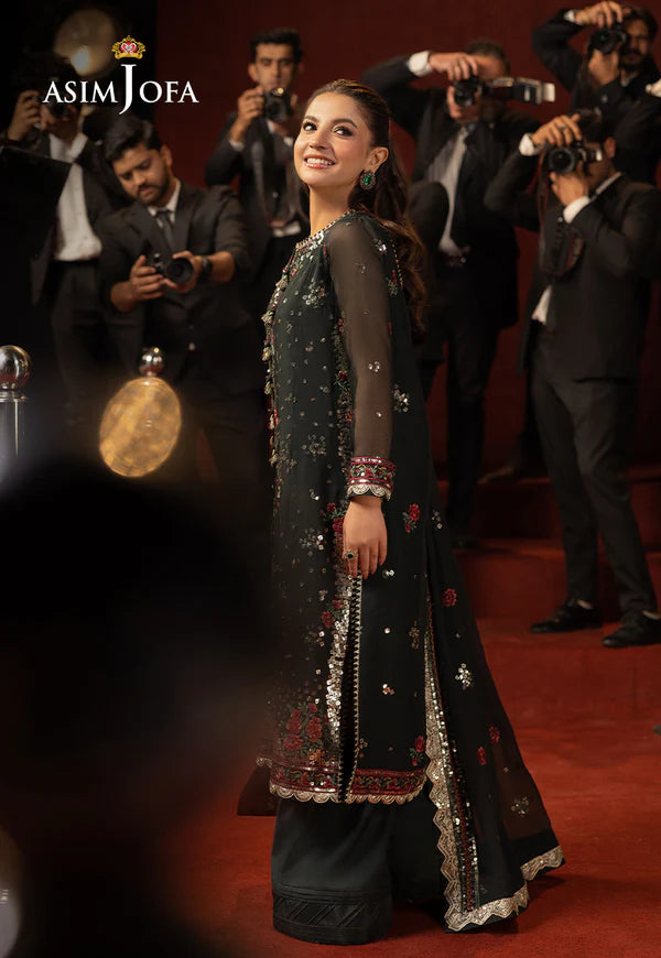 AJLLF-17 Embroidered Chiffon 3 Pcs