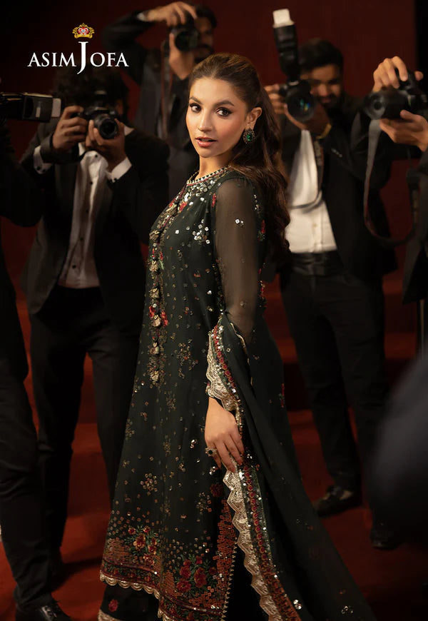 AJLLF-17 Embroidered Chiffon 3 Pcs