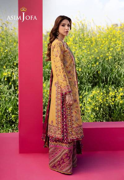 AJELL-07 EMBROIDERED LAWN 3 PCS