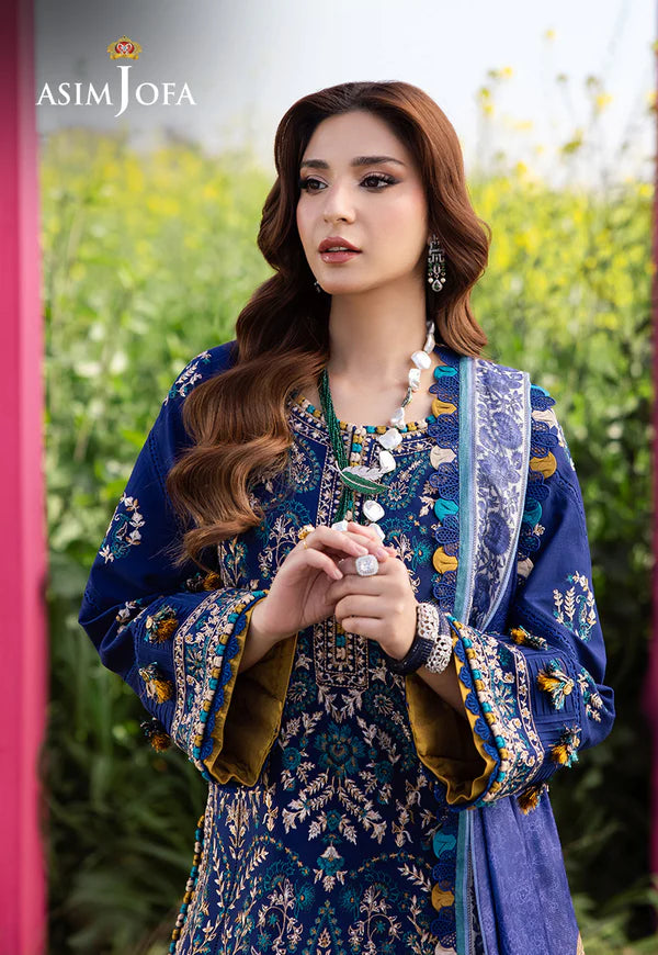 AJELL-11 EMBROIDERED LAWN 3 PCS