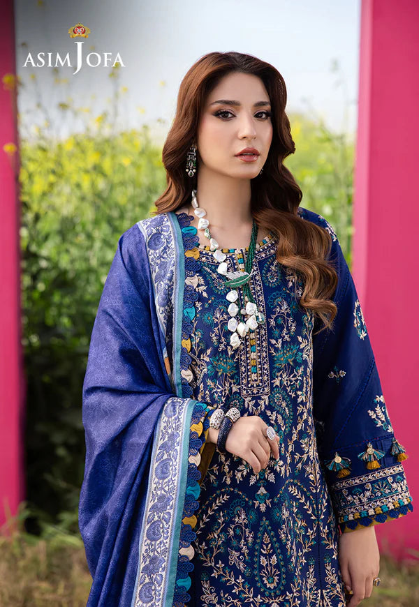 AJELL-11 EMBROIDERED LAWN 3 PCS