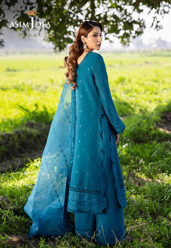 AJELL-17 EMBROIDERED LAWN 3 PCS