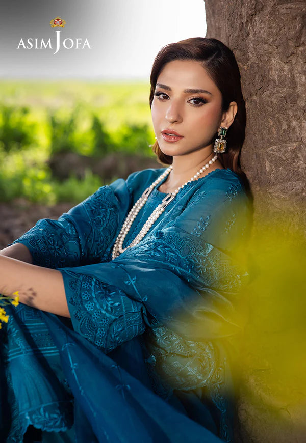 AJELL-17 EMBROIDERED LAWN 3 PCS