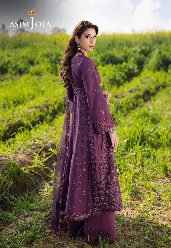 AJELL-18 EMBROIDERED LAWN 3 PCS