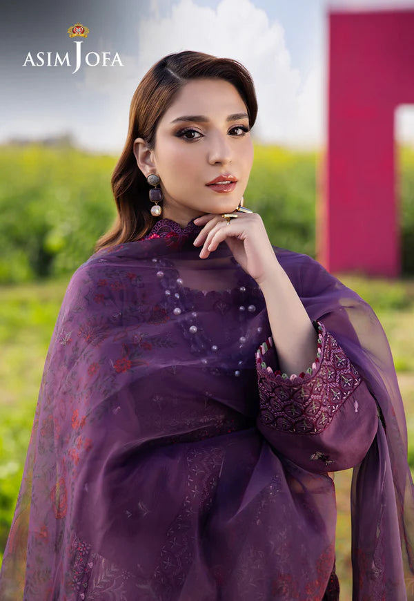 AJELL-18 EMBROIDERED LAWN 3 PCS