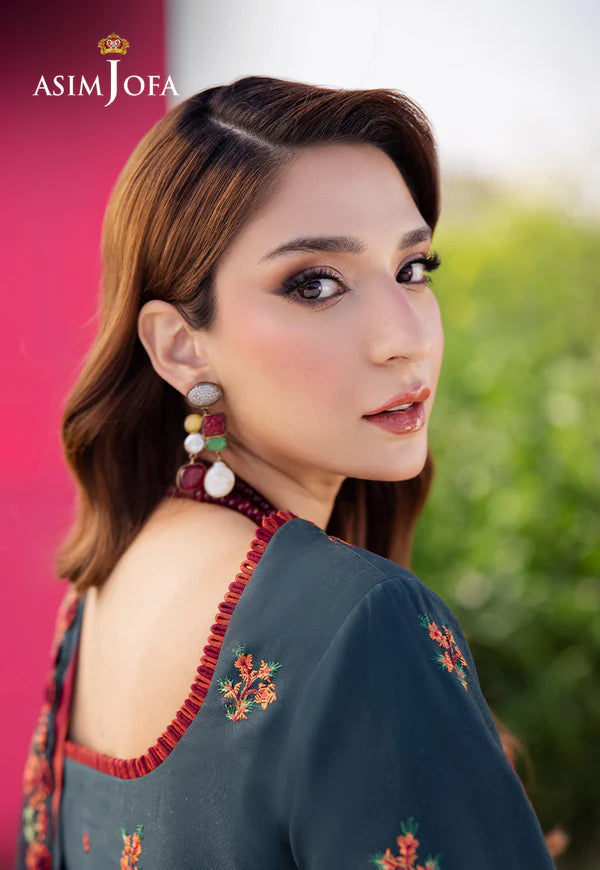 AJELL-04 EMBROIDERED LAWN 3 PCS