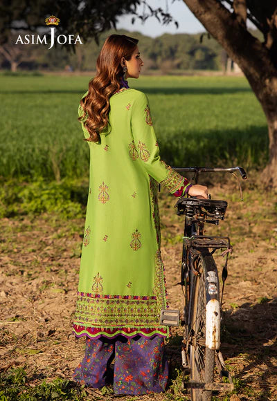AJELL-05 EMBROIDERED LAWN 3 PCS