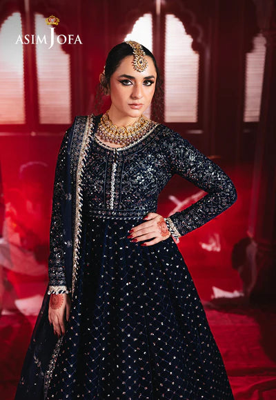 AJMV-03 EMBROIDERED VELVET 2 PCS