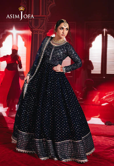 AJMV-03 EMBROIDERED VELVET 2 PCS