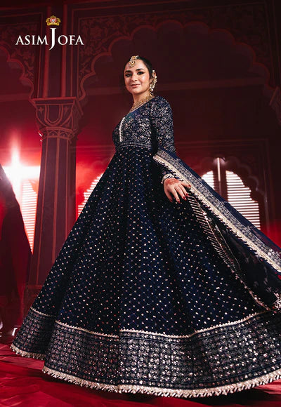 AJMV-03 EMBROIDERED VELVET 2 PCS