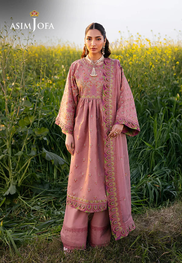 AJELL-16 EMBROIDERED LAWN 3 PCS