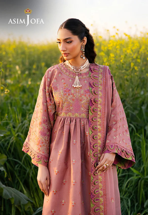 AJELL-16 EMBROIDERED LAWN 3 PCS