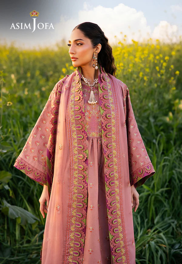 AJELL-16 EMBROIDERED LAWN 3 PCS