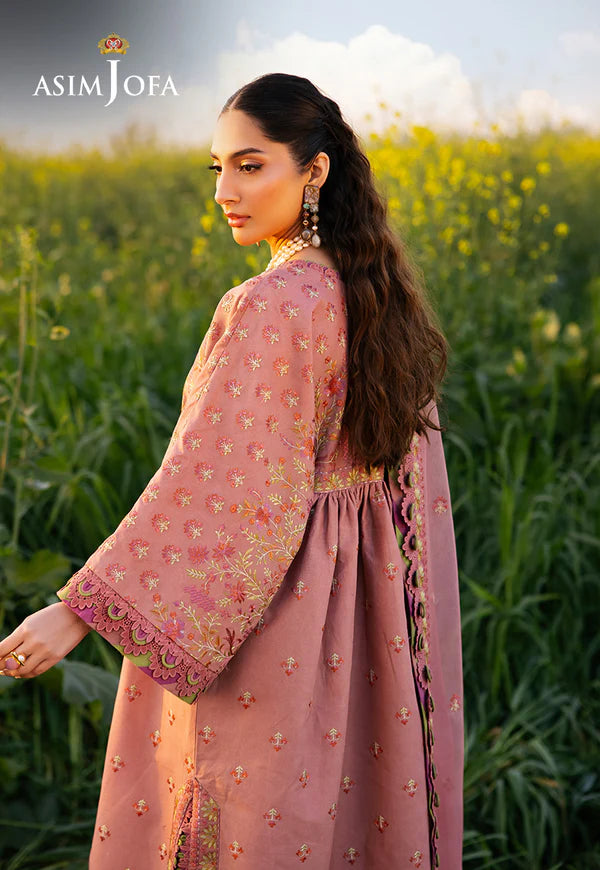AJELL-16 EMBROIDERED LAWN 3 PCS