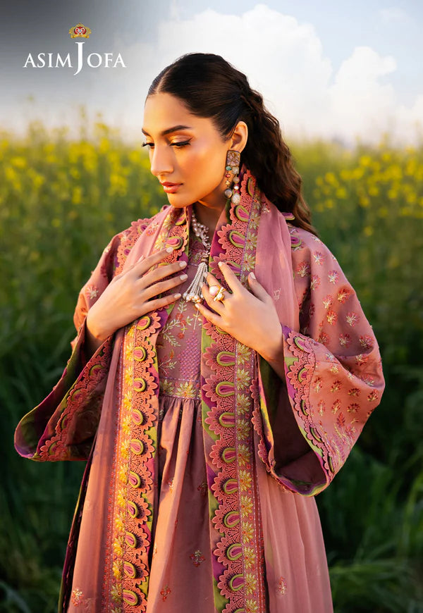 AJELL-16 EMBROIDERED LAWN 3 PCS