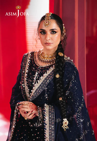 AJMV-03 EMBROIDERED VELVET 2 PCS