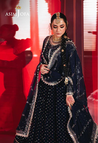 AJMV-03 EMBROIDERED VELVET 2 PCS