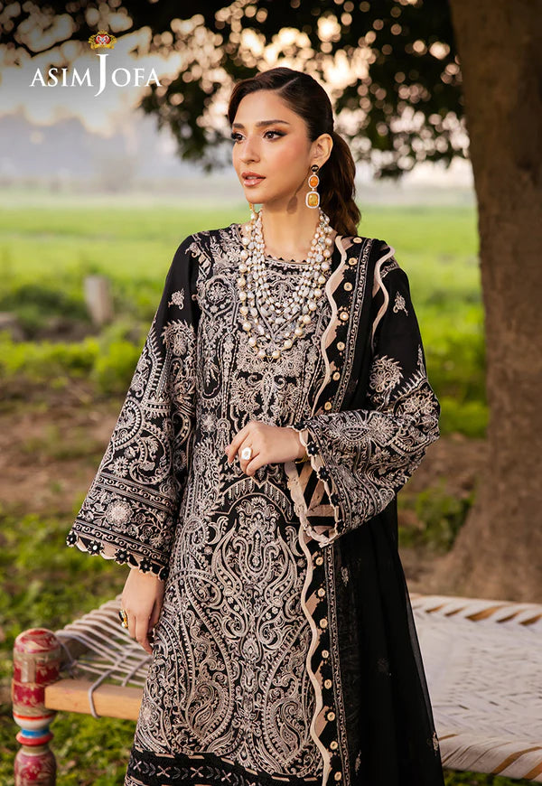 AJELL-03 EMBROIDERED LAWN 3 PCS