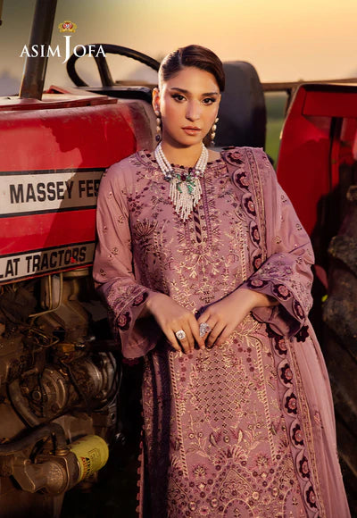 AJELL-02 EMBROIDERED LAWN 3 PCS