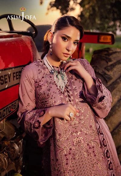 AJELL-02 EMBROIDERED LAWN 3 PCS