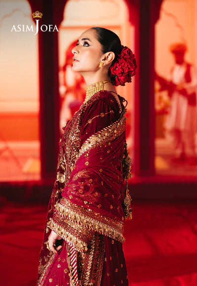 AJMV-02 EMBROIDERED VELVET 3 PCS