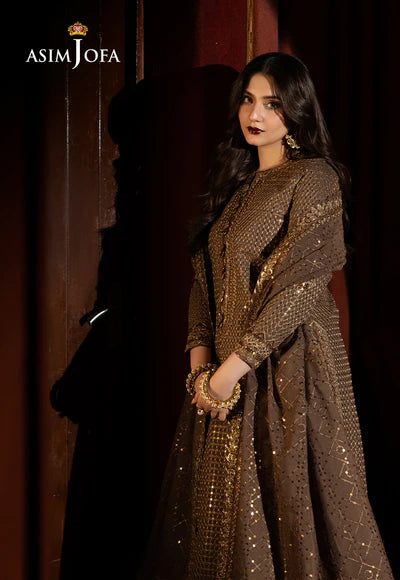 AJLFF-08 Embroidered Paper Cotton 3 Pcs