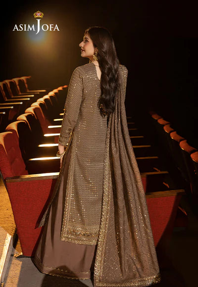 AJLFF-08 Embroidered Paper Cotton 3 Pcs