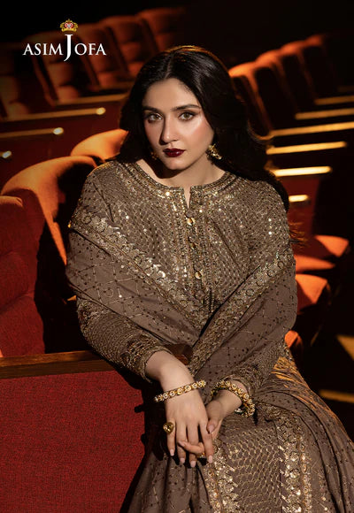 AJLFF-08 Embroidered Paper Cotton 3 Pcs