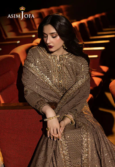 AJLFF-08 Embroidered Paper Cotton 3 Pcs