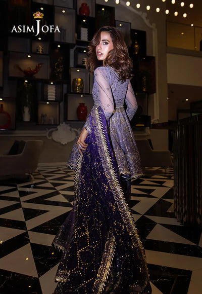 AJFF-02 EMBROIDERED NET 3 PCS