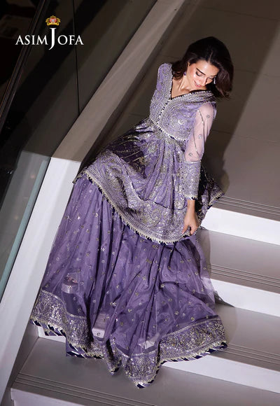 AJFF-02 EMBROIDERED NET 3 PCS