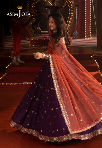 AJLFF-01 Embroidered Net 3 Pcs