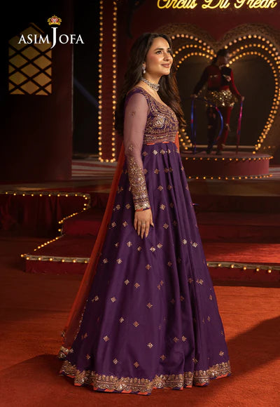 AJLFF-01 Embroidered Net 3 Pcs