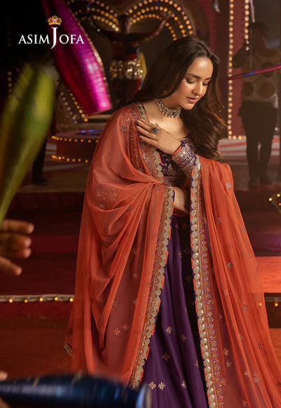 AJLFF-01 Embroidered Net 3 Pcs