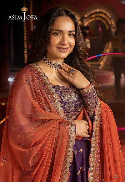 AJLFF-01 Embroidered Net 3 Pcs