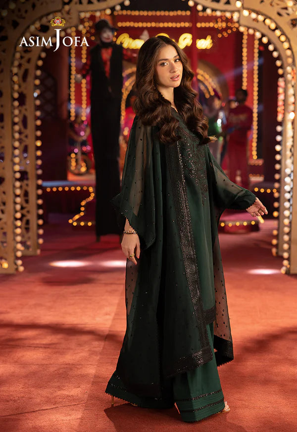 AJLLF-06 Embroidered Chiffon 2 Pcs