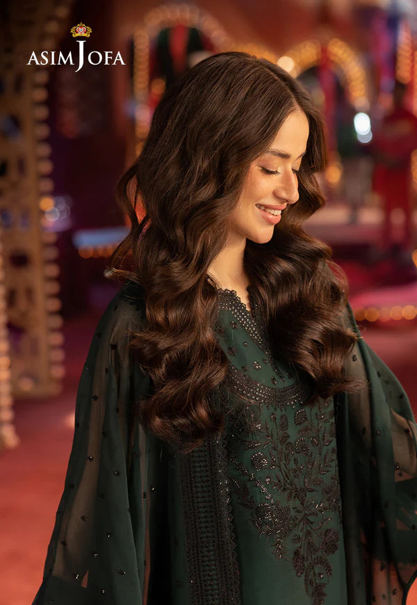 AJLLF-06 Embroidered Chiffon 2 Pcs