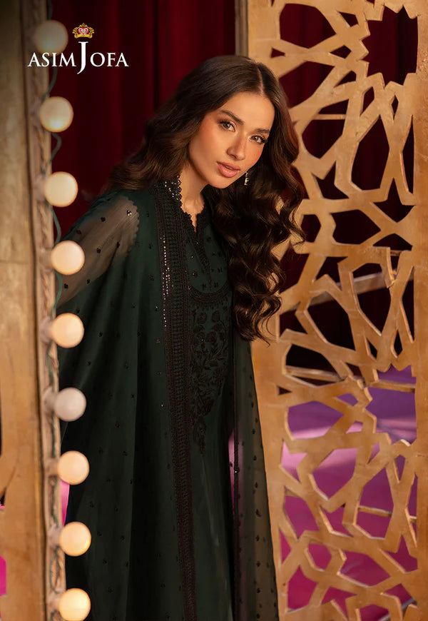 AJLLF-06 Embroidered Chiffon 2 Pcs