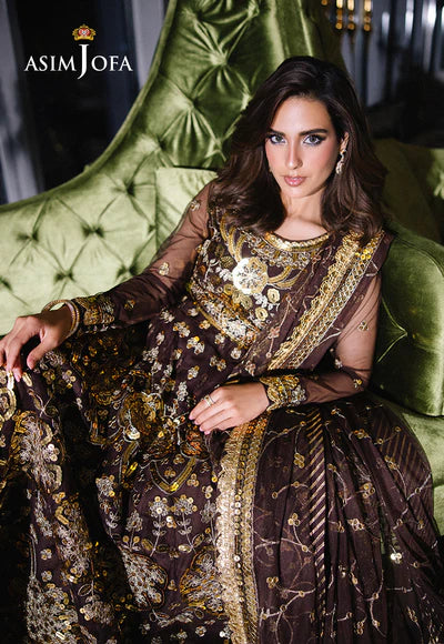 AJFF-07 EMBROIDERED NET 3 PCS