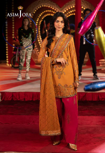 AJLFF-05 Embroidered Net 3 Pcs