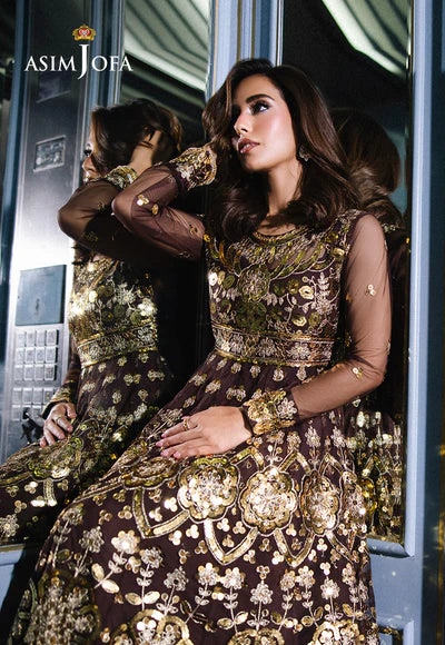 AJFF-07 EMBROIDERED NET 3 PCS