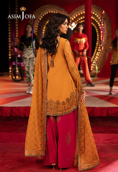 AJLFF-05 Embroidered Net 3 Pcs